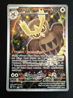Noctuh 141 Holo Pokemon Karmesin & Purpur Black Star Promos SVP 2024 NM Deutsch - Image 1