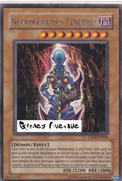 Yu-Gi-Oh ! Necrofear des Tenebres CP05-FR006 VF/RARE - Image 1
