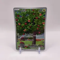 Pokemon TCG Applin Holo Illustration Rare Card 185/167 Twilight Masquerade NM - Image 1