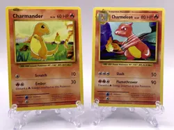Pokemon TCG Charmeleon 10/108 & Charmander 9/108 XY Evolutions Regular UC - LP - Image 1