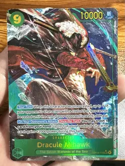 Dracule Mihawk SEC Alt Art OP14-119 One Piece TCG English - Image 1