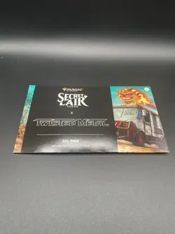 MTG Secret Lair x Twisted Metal Promo Sol Ring Rainbow Foil NEW SEALED - Image 1