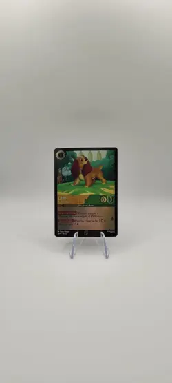 Disney Lorcana TCG: Lady Decisive Dog 28/P2 Foil Promo Card NM - Image 2