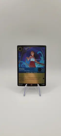 Disney Lorcana TCG:Moana Adventurer Land Sea Card 26/P2-EN-7 Promo Card NM - Image 2