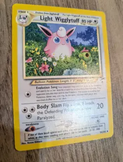 Pokemon TCG Light Wigglytuff Neo Destiny Card 54/105 - Image 2