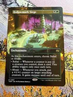 MTG - 1x Hollowmurk Siege - Borderless / Tarkir Dragonstorm NM - Image 1