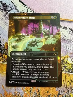 MTG - 1x Hollowmurk Siege - Borderless / Tarkir Dragonstorm NM - Image 2