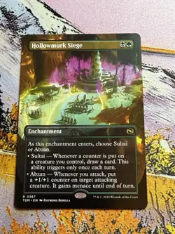 MTG - 1x Hollowmurk Siege - Borderless / Tarkir Dragonstorm NM - Image 3