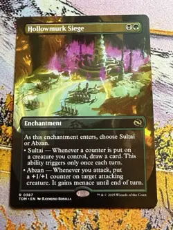 MTG - 1x Hollowmurk Siege - Borderless / Tarkir Dragonstorm NM - Image 4