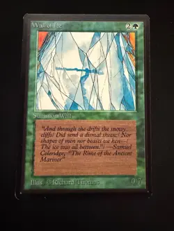 Magic the Gathering: Beta Wall of Ice MTG Beta - Image 1