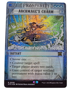 Archmage's Charm 8 Foil Rare MTG 24 Outlaws of Thunder Junction: Breaking New - Image 1