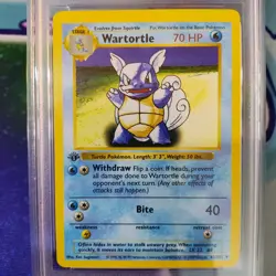 Wartortle Shadowless 1st Edition PSA 8 NM-MT 1999 Pokemon Base Set #42 - Image 3