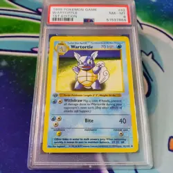 Wartortle Shadowless 1st Edition PSA 8 NM-MT 1999 Pokemon Base Set #42 - Image 5