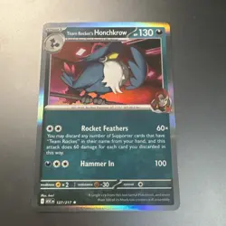 Team Rocket's Honchkrow (Holo Rare) Ascended Heroes Pokemon TCG- 127/217 - Image 1