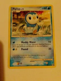 2009 | Pokemon | TCG Piplup | Platinum Card 85/127 | Regular LP Condition - Image 1