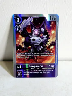 Loogamon BT14-071 Blast Ace (SR) Digimon Card - Image 1