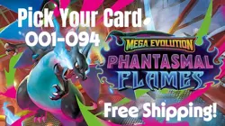 Phantasmal Flames 2025, Holo Rare, Common, EX - Choose Your Card! Pokemon TCG - Image 1