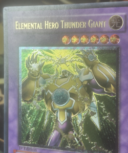 Yugioh: Elemental Hero Thunder Giant - TLM-EN036 - Ultimate Rare 1st Edition LP - Image 3