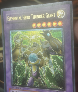 Yugioh: Elemental Hero Thunder Giant - TLM-EN036 - Ultimate Rare 1st Edition LP - Image 4