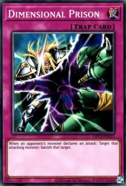 Yugioh! Dimensional Prison - OP13-EN023 - Common - Unlimited Edition Near Mint, - Image 1