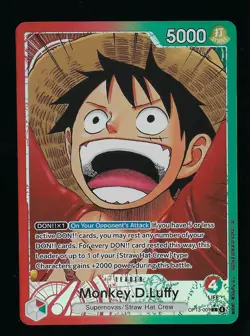 Monkey D. Luffy Alt Leader ENGLISH OP13-001 Carrying On His Will One piece TCG - Image 1
