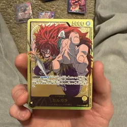 One Piece Japanese Kalgara OP08-098 Leader Alt Art Parallel GOLD TEXT - NM - Image 1