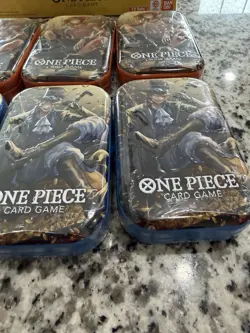 Lot of 6 Mini-Tin Pack Set Vol.2 One Piece TCG Sealed NEW with Display - Image 4