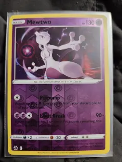 Pokemon TCG: "Mewtwo" Reverse Holo Rare NM (Crown Zenith 59/159) - Image 1