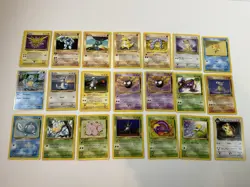Pokemon Card Lot Wotc Vintage Shadowless Base Set Fossil Zapdos Holo 42 Cards - Image 2