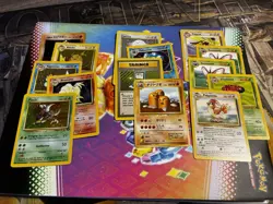 Pokemon Card Lot Base Set Jungle Fossil Holo Decent Condition Wotc - Image 1