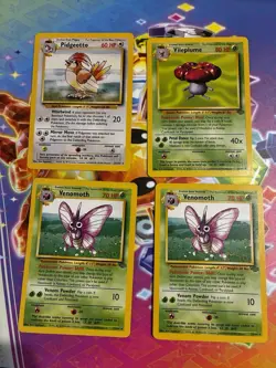 Pokemon Card Lot Base Set Jungle Fossil Holo Decent Condition Wotc - Image 2
