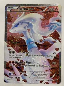 2013 POKEMON LEGENDARY TREASURES #RC22/RC25 RESHIRAM RADIANT COLLECTION sick 🔥 - Image 1