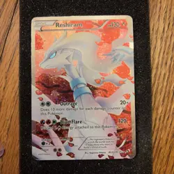 2013 POKEMON BW LEGENDARY TREASURES #RC22/RC25 RESHIRAM RADIANT COLLECTION - Image 1
