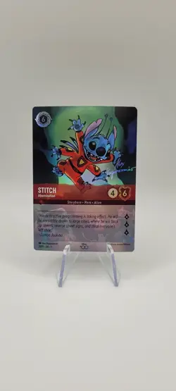Disney Lorcana TCG: Stitch Abomination (Alternate Art) 21 Disney100 Promo Holo - Image 1