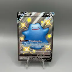 Ditto V SV118/SV122 Shining Fates: Shiny Vault Holo Pokemon TCG NM - Image 1