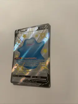 Pokemon TCG Ditto v SV118/SV122 Shining Fates Shiny Vault NM Condition - Image 3