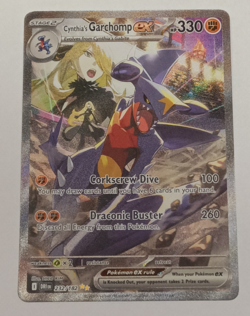 Pokemon TCG Cynthia’s Garchomp ex 232/182 Destined Rivals Special Illustration - Image 1