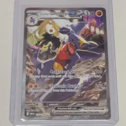 Pokemon TCG Cynthia’s Garchomp ex 232/182 Destined Rivals Special Illustration - Image 2