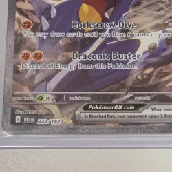 Pokemon TCG Cynthia’s Garchomp ex 232/182 Destined Rivals Special Illustration - Image 3