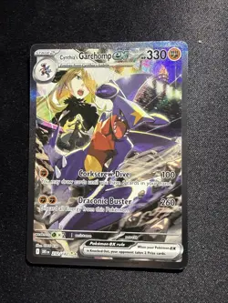 Pokemon TCG Cynthia’s Garchomp ex 232/182 Destined Rivals Special Illustration - Image 1