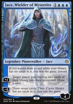 MTG Magic the Gathering Jace, Wielder of Mysteries (54/330) War of the Spark LP - Image 1