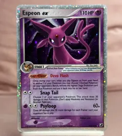2005 Espeon Ex Holo Unseen Forces 102/115 Pokemon TCG - Image 1