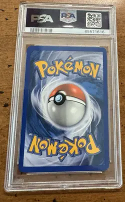 PSA 9 Espeon EX 102/115 Unseen Forces 2005 Pokemon TCG Holo SWIRL Card LOW POP - Image 2