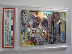 2019 Pokemon Sun & Moon Cosmic Eclipse Blastoise & Piplup GX 38/236 PSA 10 - Image 5