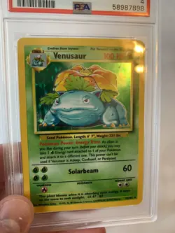 1999 Pokemon - Venusaur Holo Rare - Base Set 15/102 - PSA 4 VG-EX - WOTC - Image 2