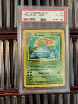 1999 Pokemon - Venusaur Holo Rare - Base Set 15/102 - PSA 4 VG-EX - WOTC - Image 4