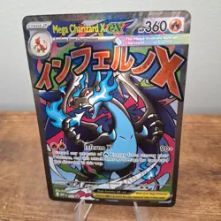 Pokemon Card - Mega Charizard X ex - Promo (MEP023) Phantasmal Flames UPC NM - Image 1