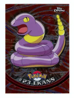 Pokemon Card - Ekans #23 - Topps Chrome - Image 1