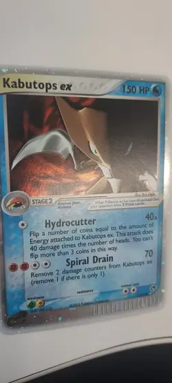 Kabutops ex 97/100 Sandstorm Holo e reader pokemon card - Image 1