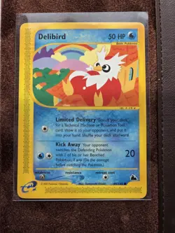 Delibird Skyridge 49/144 Common NM/LP Pokemon Card - Image 1